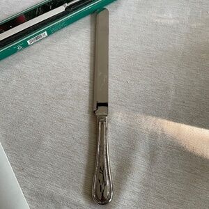 Towle Silver Plated Beaded Design Cake Knife